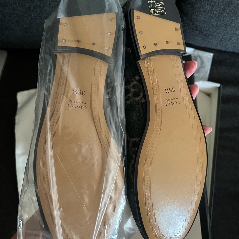Gucci Authentic Jordaan loafer blue 38.5 NWT Box with Dust Bag BRAND NEW IN BOX - Picture 5 of 16